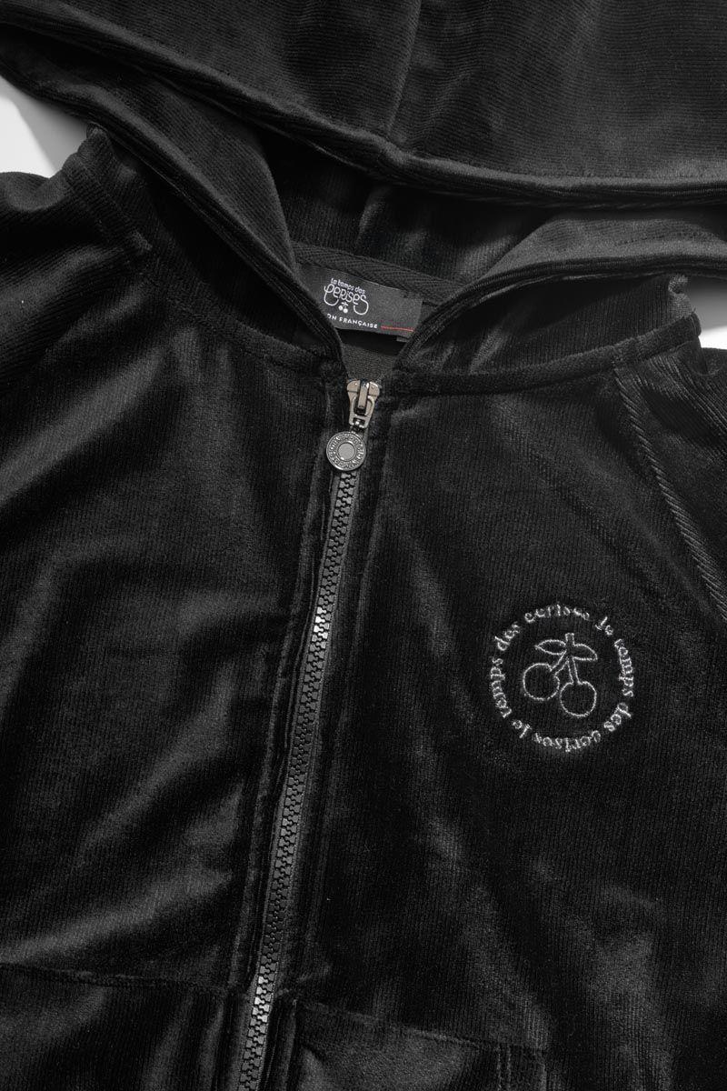 Le Temps Des Cerises Veste Zippée Zildagi Noire