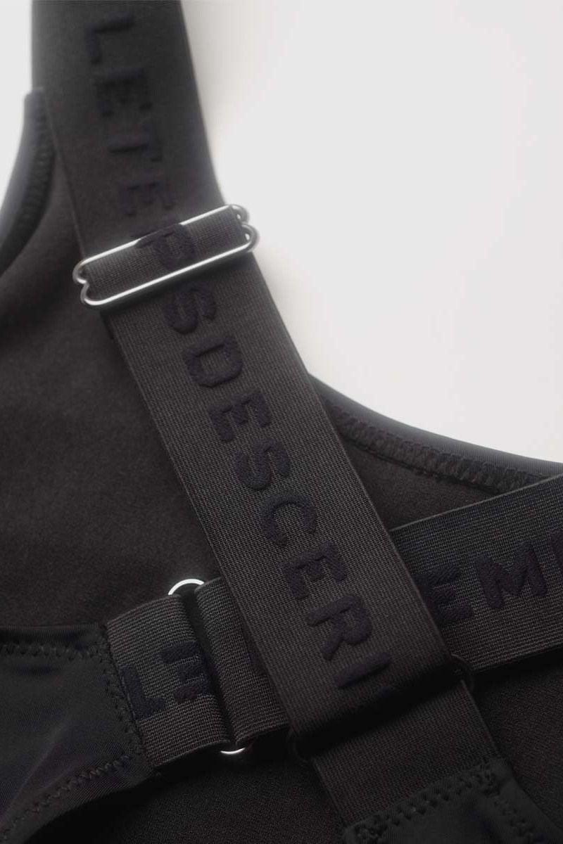 Le Temps Des Cerises Maillot De Bain Une Pièce Zoeygi Noir