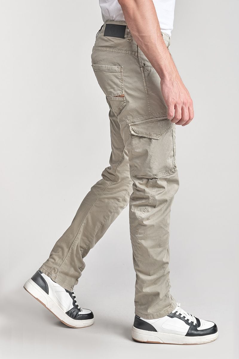 Le Temps Des Cerises Pantalon Cargo Alban Beige Clair