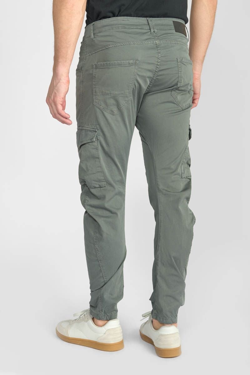 Le Temps Des Cerises Pantalon Cargo Alban Gris Vert