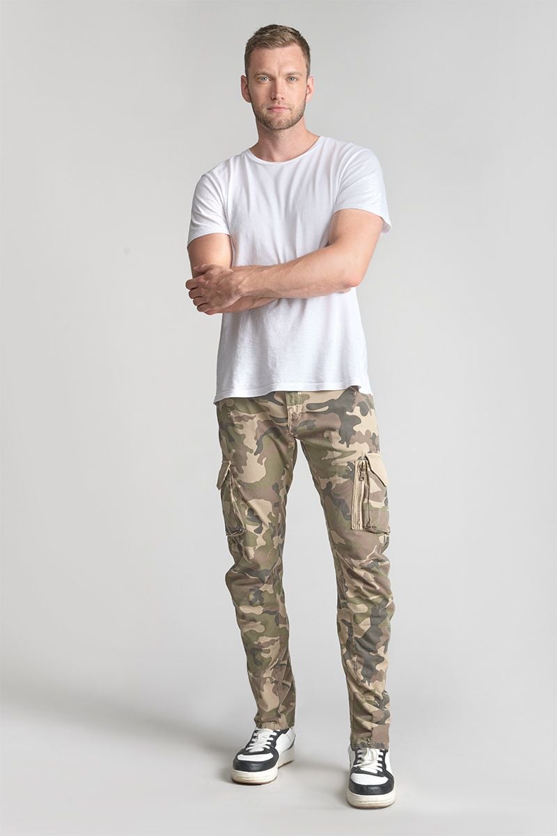 le temps des cerises Pantalon cargo Albancam treillis