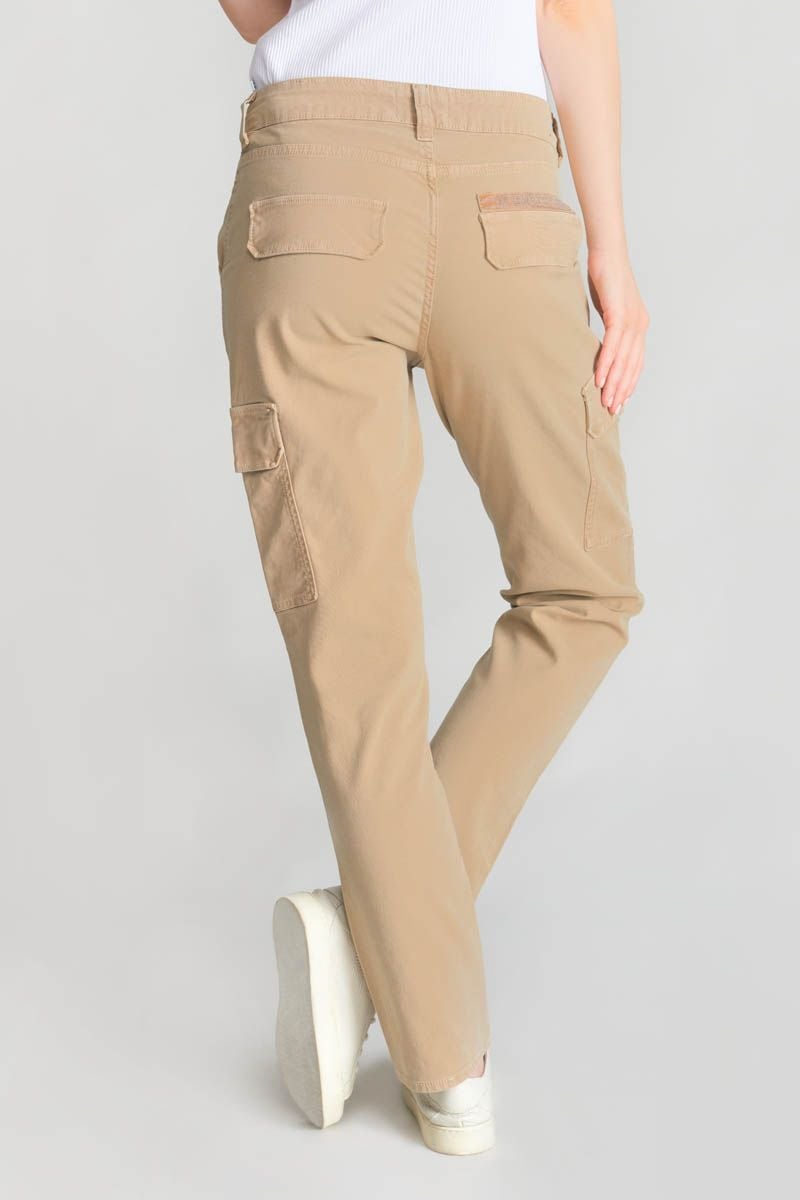 Le Temps Des Cerises Pantalon Cargo Castellas Beige