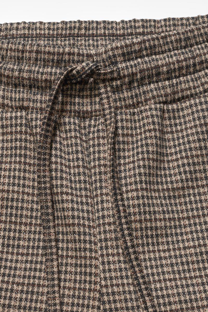 Le Temps Des Cerises Pantalon Cargo Ruzenagi à Motif Pied De Poule
