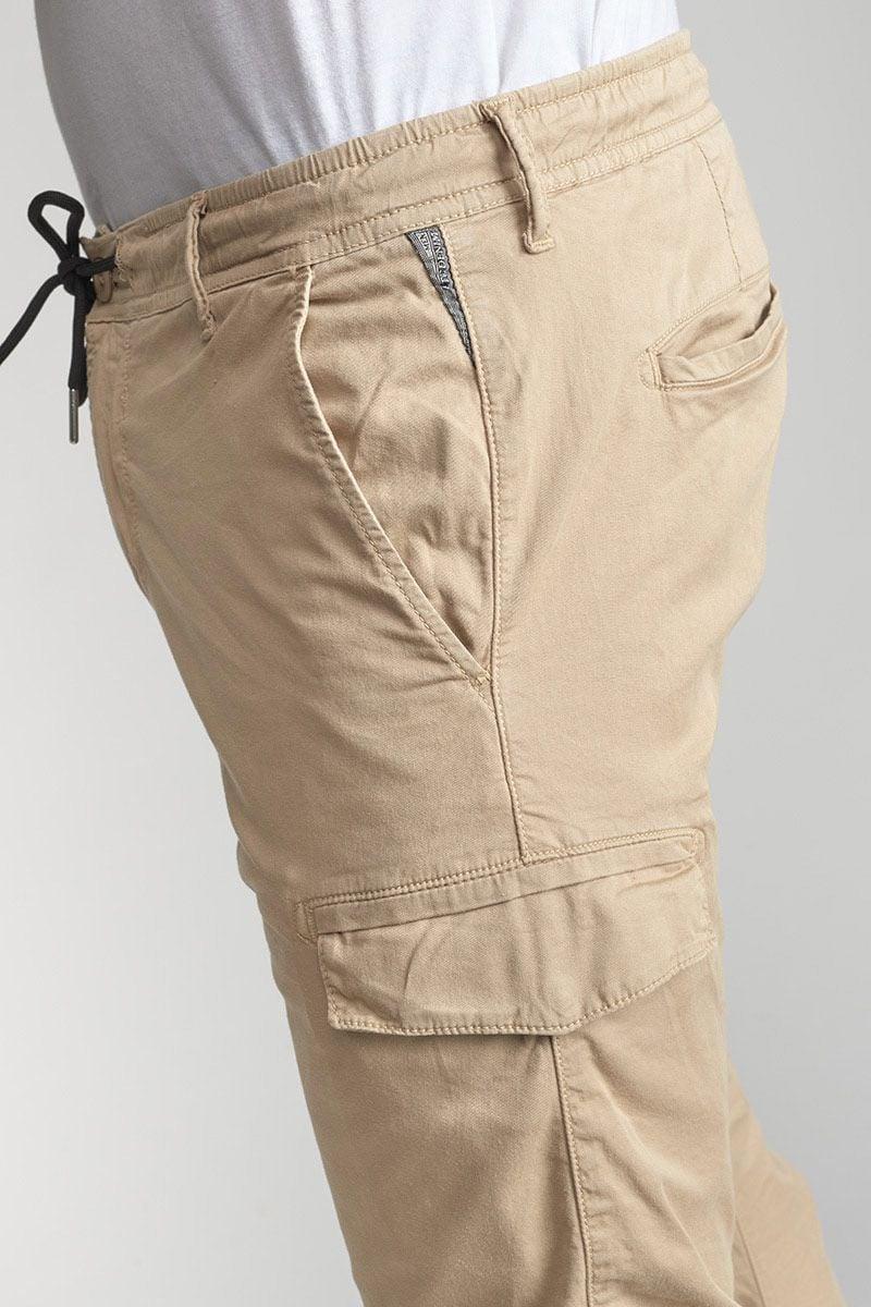 Le Temps Des Cerises Pantalon Cargo Velaux Beige Sable