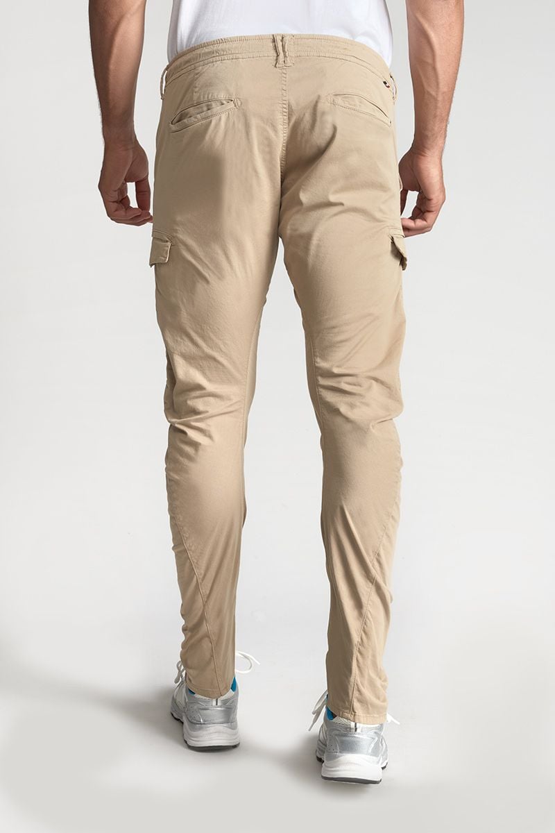Le Temps Des Cerises Pantalon Cargo Velaux Beige Sable