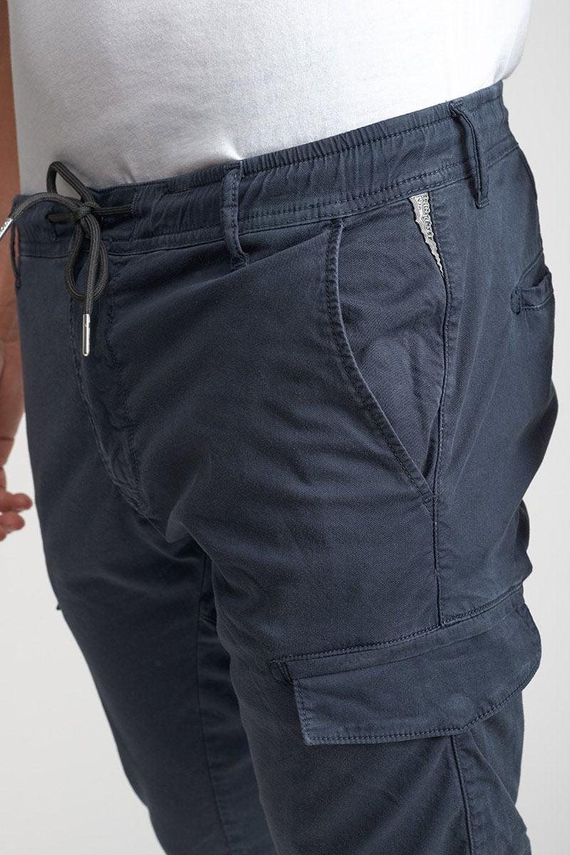 Le Temps Des Cerises Pantalon Cargo Velaux Bleu Marine