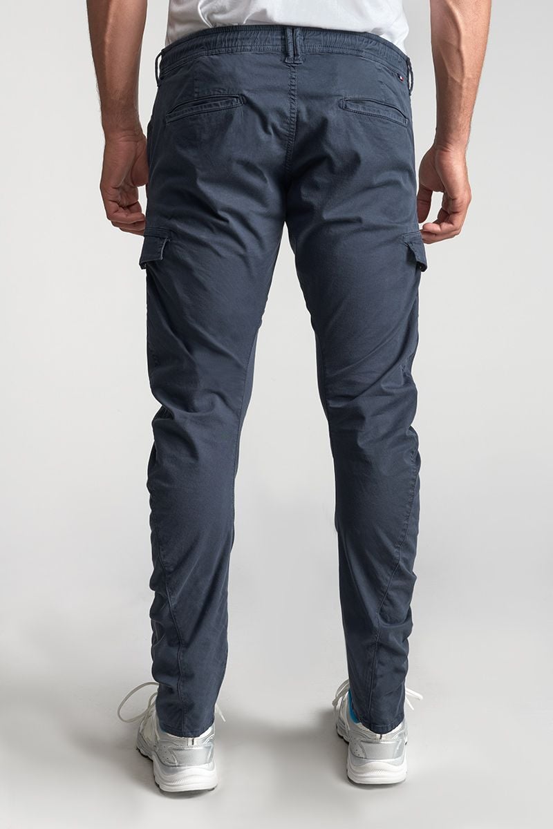 Le Temps Des Cerises Pantalon Cargo Velaux Bleu Marine