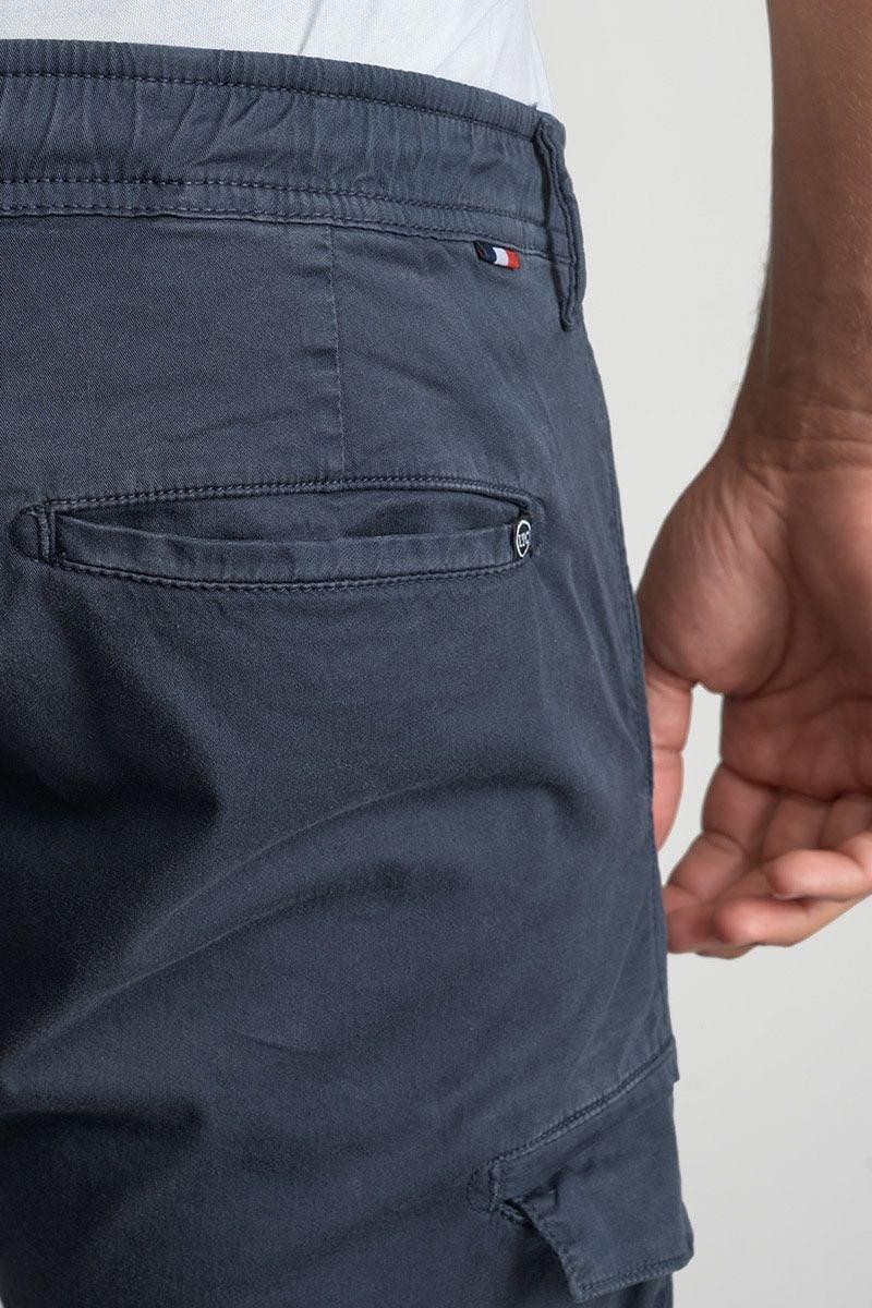 Le Temps Des Cerises Pantalon Cargo Velaux Bleu Marine