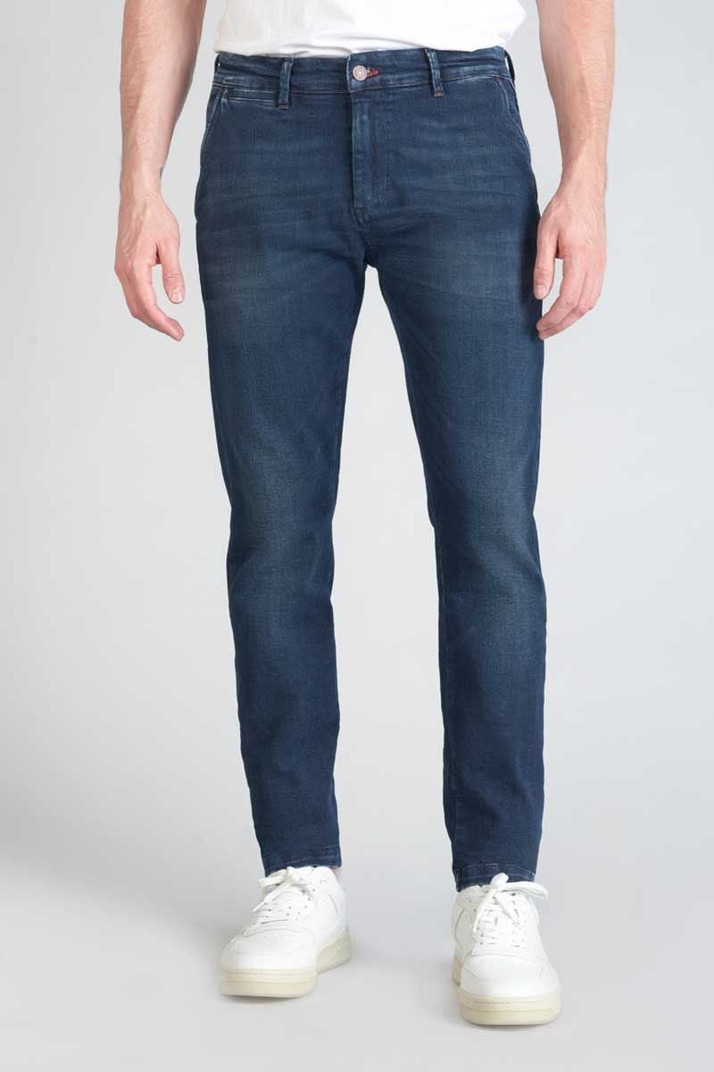 Le Temps Des Cerises Pantalon Chino Dejean En Jeans Bleu