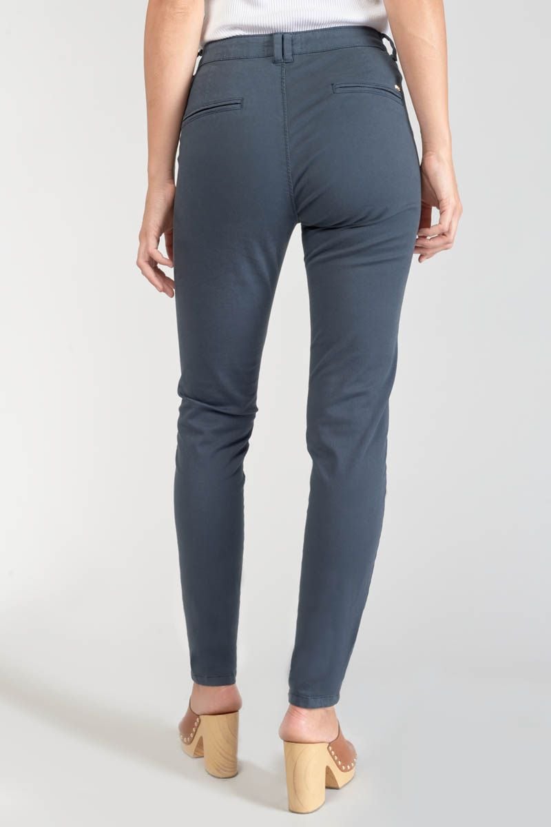 Le Temps Des Cerises Pantalon Chino Dyli3 Bleu Nuit