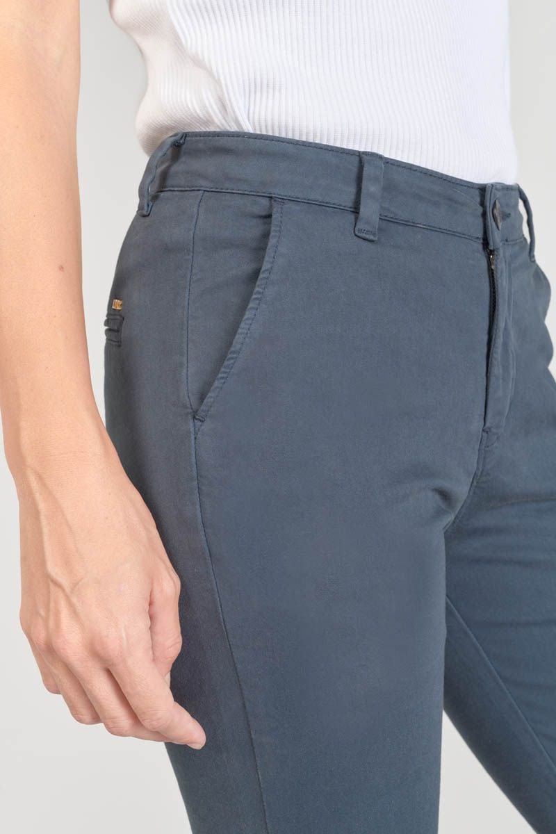 Le Temps Des Cerises Pantalon Chino Dyli3 Bleu Nuit