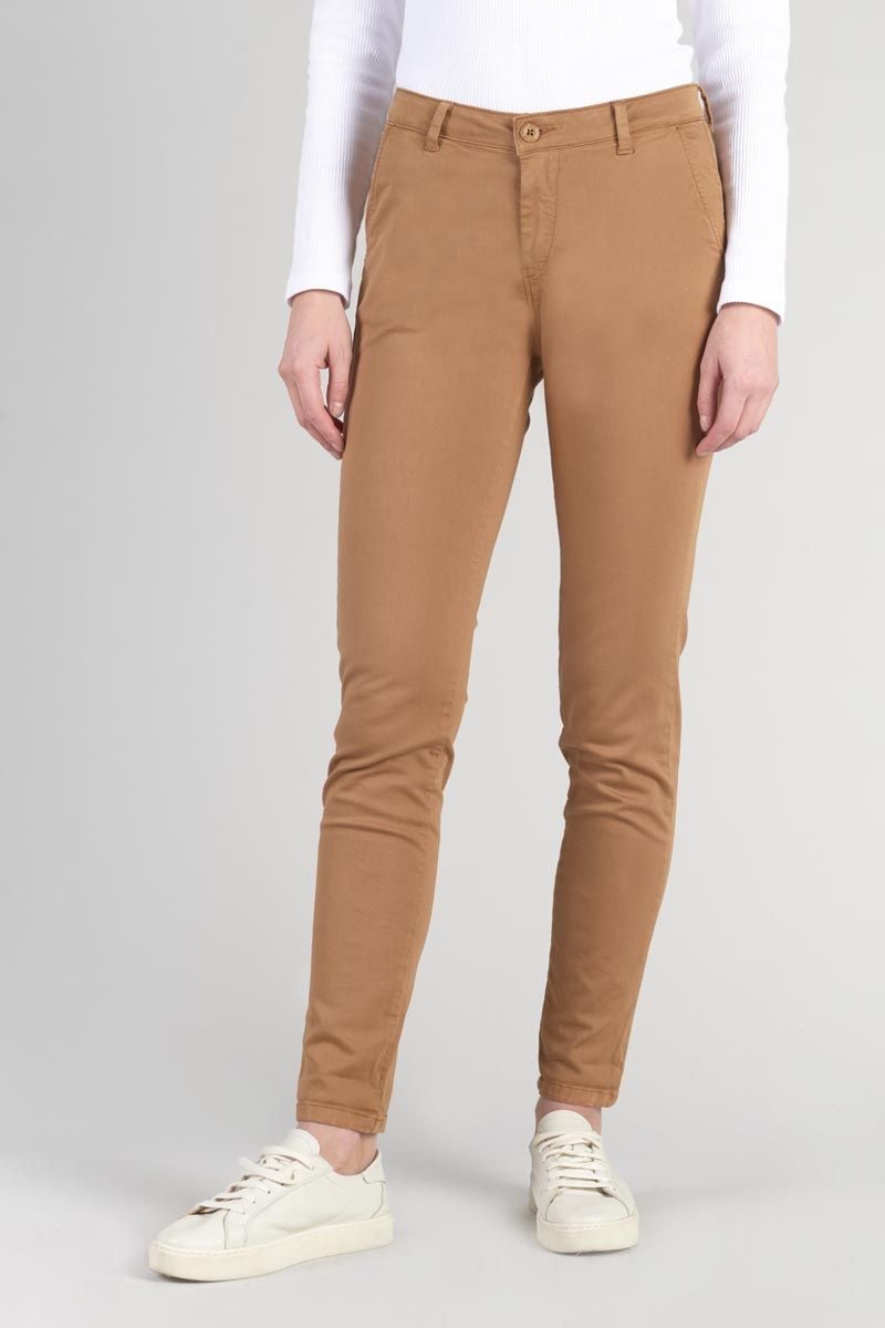 Le Temps Des Cerises Pantalon Chino Dyli4 Cappuccino
