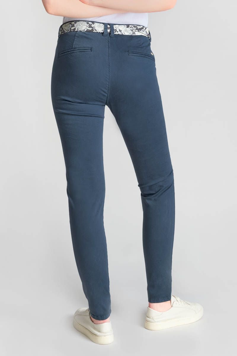 Le Temps Des Cerises Pantalon Chino Dyli5 Bleu Marine