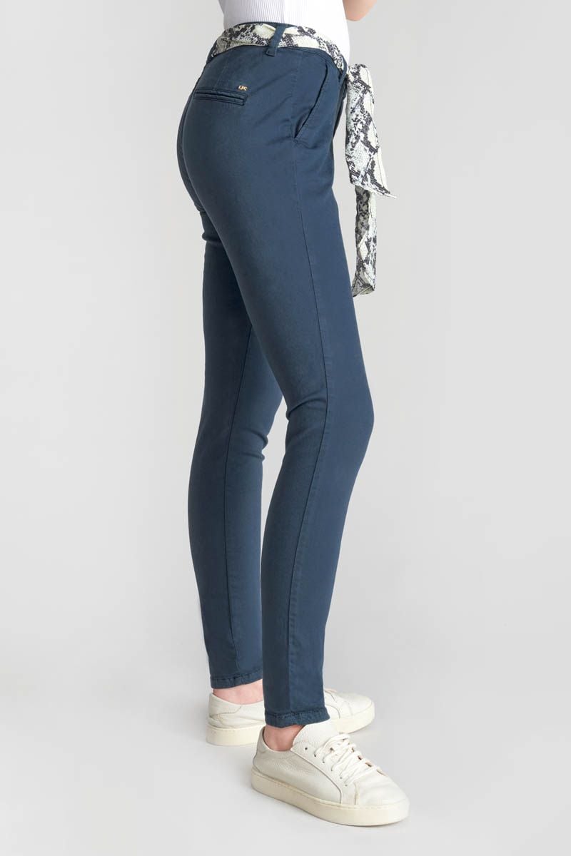 Le Temps Des Cerises Pantalon Chino Dyli5 Bleu Marine