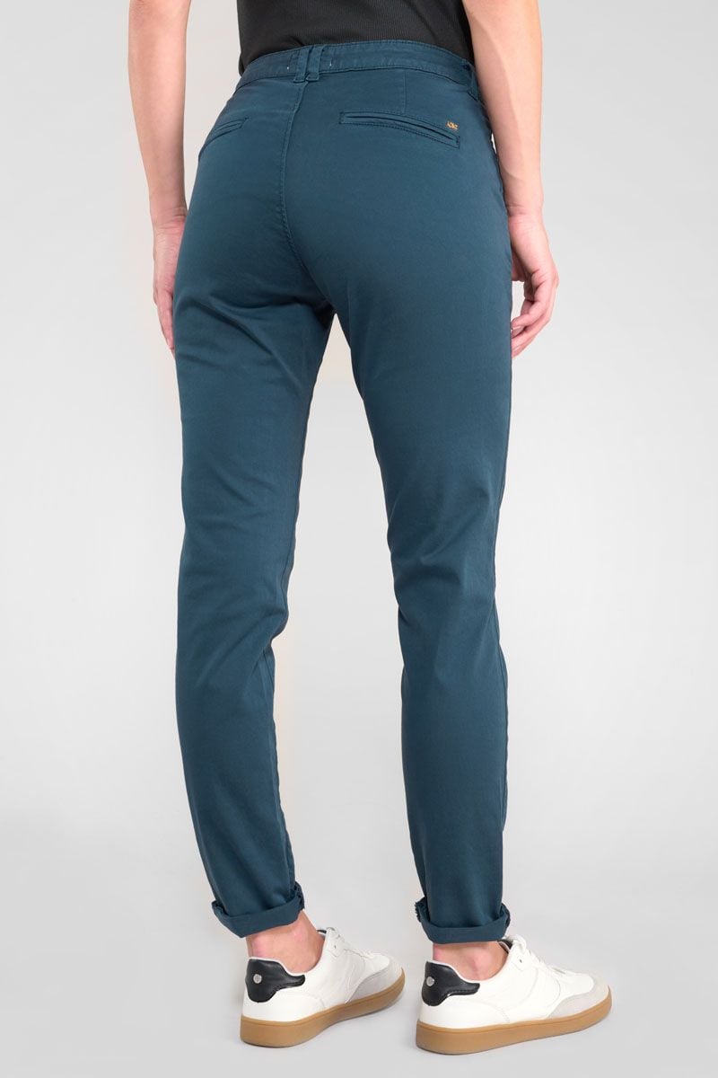 Le Temps Des Cerises Pantalon Chino Dyli6 Bleu Marine