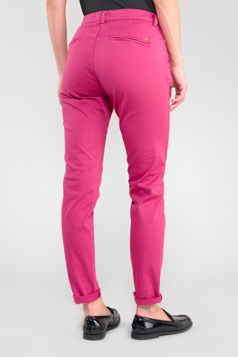 Le Temps Des Cerises Pantalon Chino Dyli6 Vieux Rose