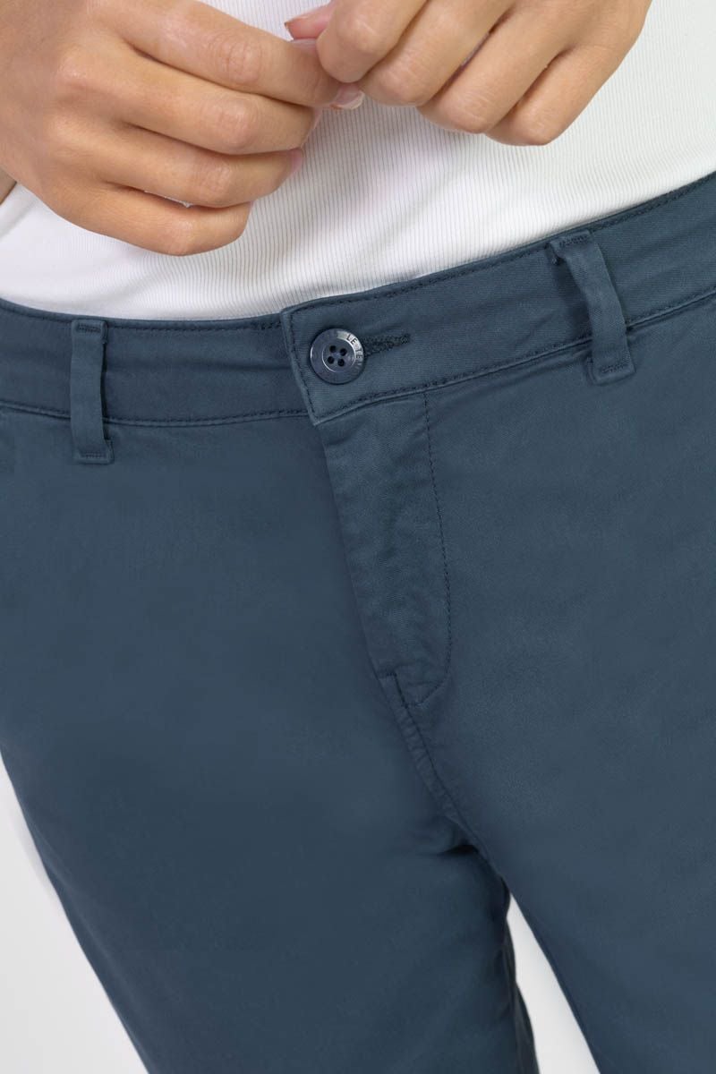 Le Temps Des Cerises Pantalon Chino Dyli7 Bleu Marine
