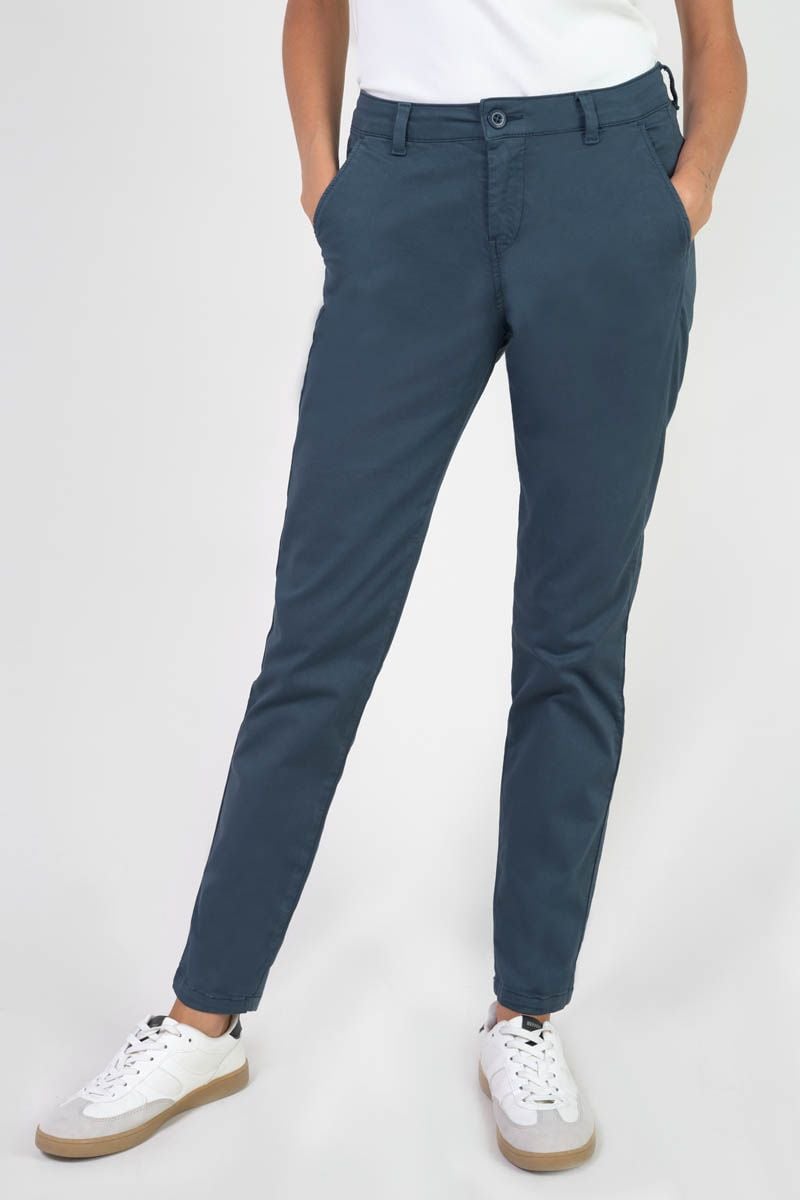 le temps des cerises Pantalon chino Dyli7 bleu marine