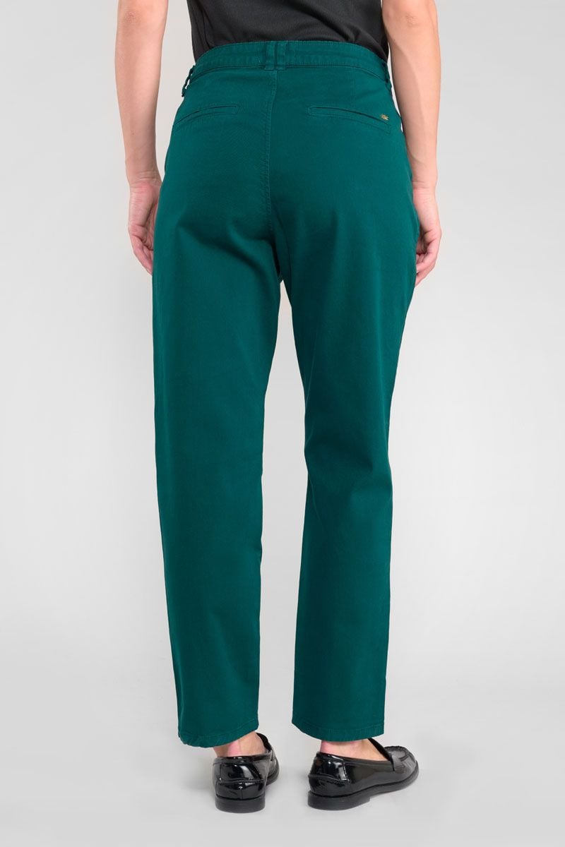 Le Temps Des Cerises Pantalon Chino Erle Bleu Canard