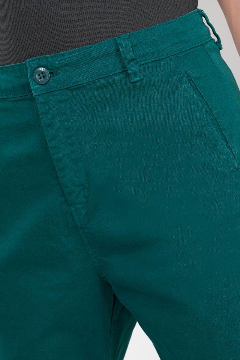 Le Temps Des Cerises Pantalon Chino Erle Bleu Canard
