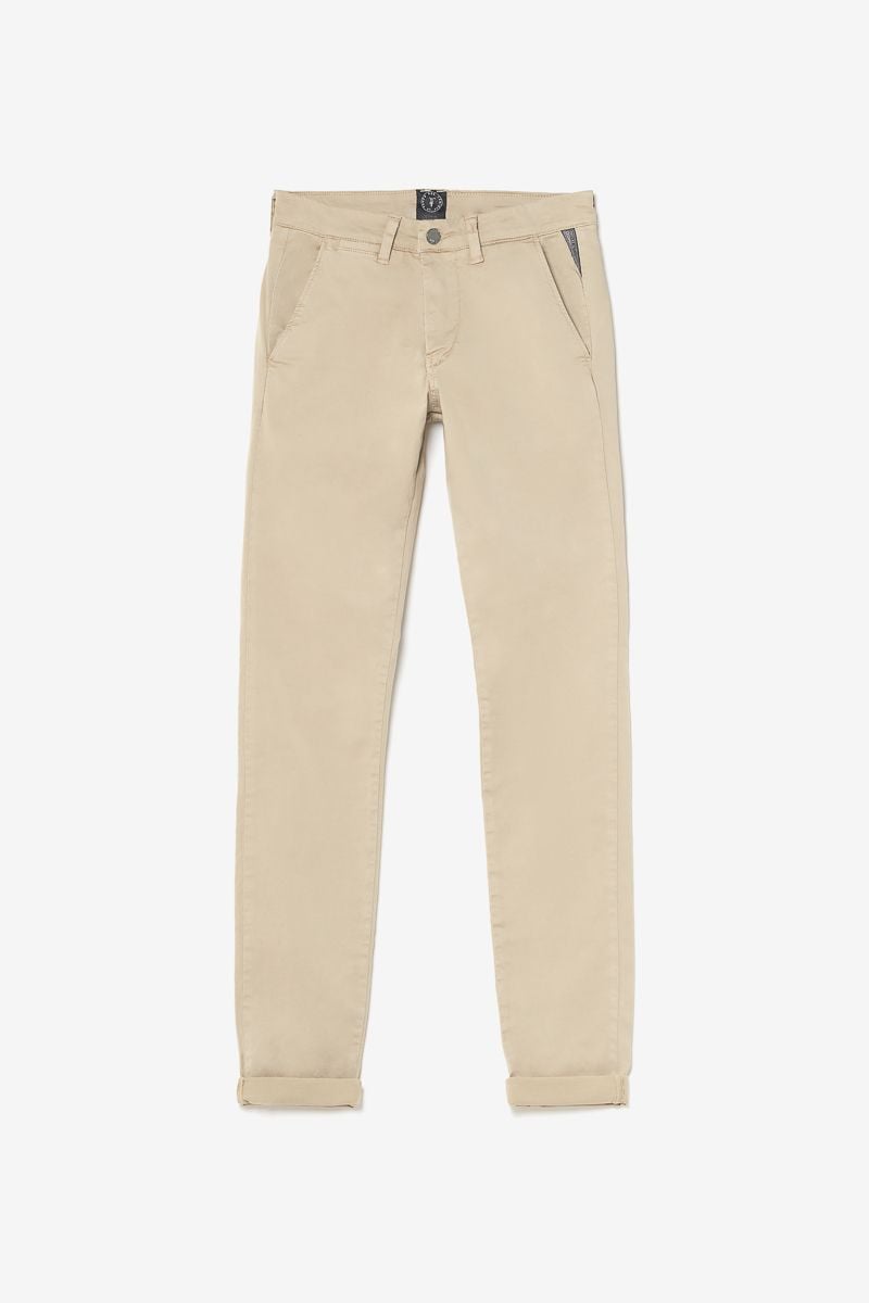 le temps des cerises Pantalon chino Jasbo beige sable