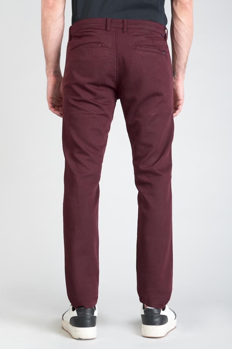 Le Temps Des Cerises Pantalon Chino Jogg Kurt Bordeaux