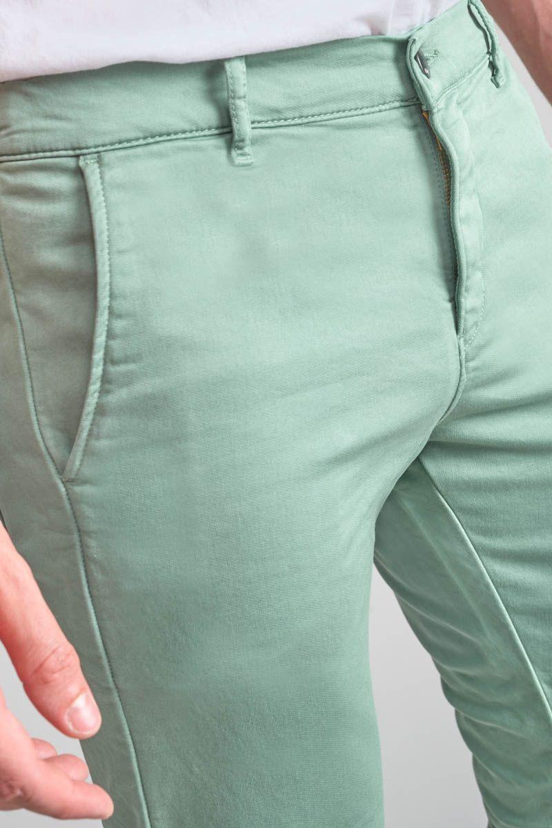 Le Temps Des Cerises Pantalon Chino Jogg Kurt Vert D'eau