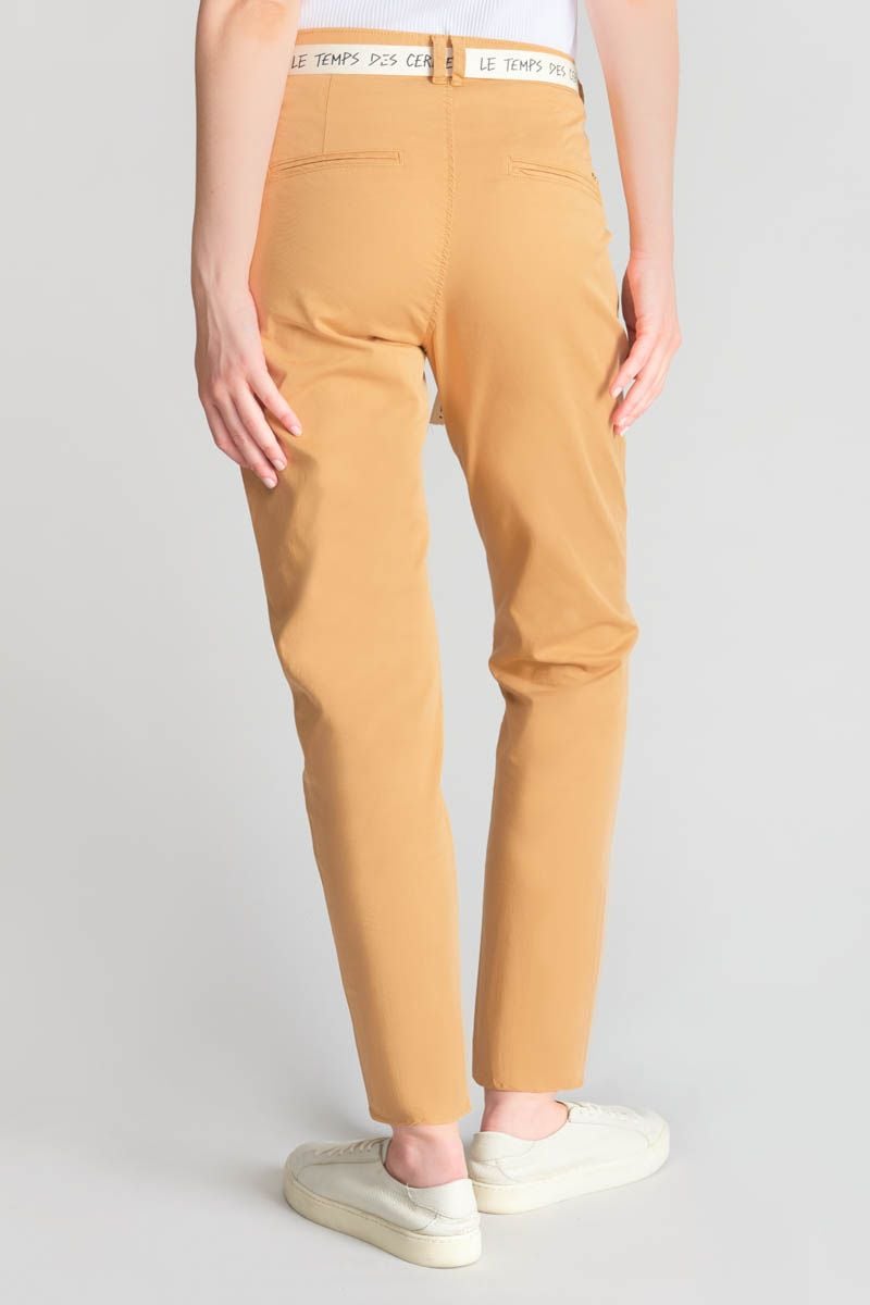 Le Temps Des Cerises Pantalon Chino Loose Arlo Camel