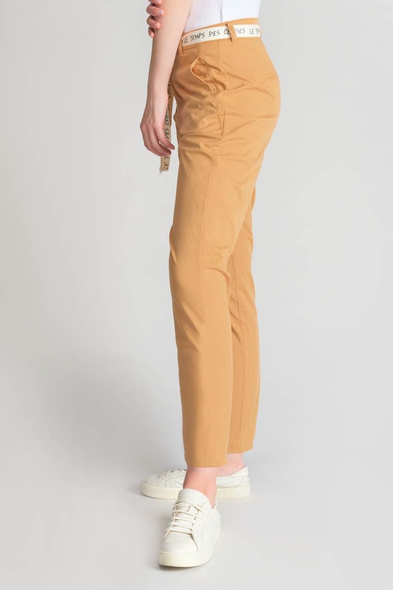 Le Temps Des Cerises Pantalon Chino Loose Arlo Camel