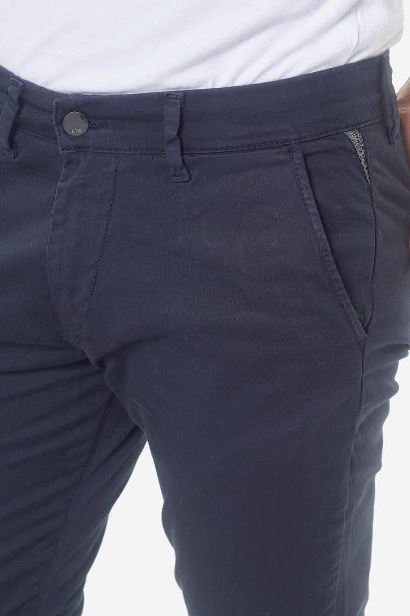 Le Temps Des Cerises Pantalon Chino Slim Jas Marine