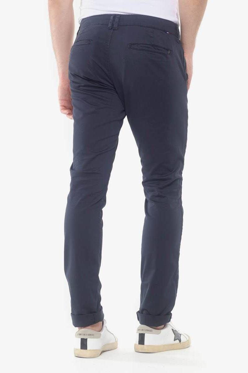 Le Temps Des Cerises Pantalon Chino Slim Jas Marine