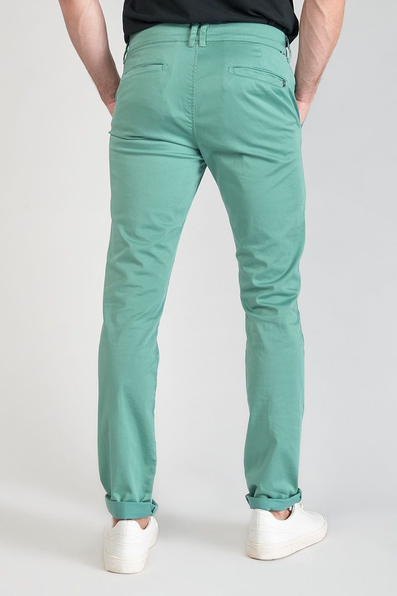 Le Temps Des Cerises Pantalon Chino Slim Jas Vert D'eau