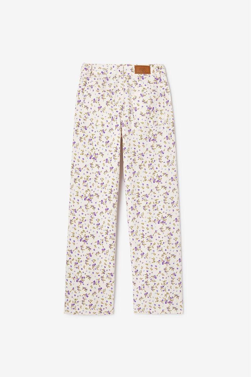 Le Temps Des Cerises Pantalon Despigi à Motif Fleuri