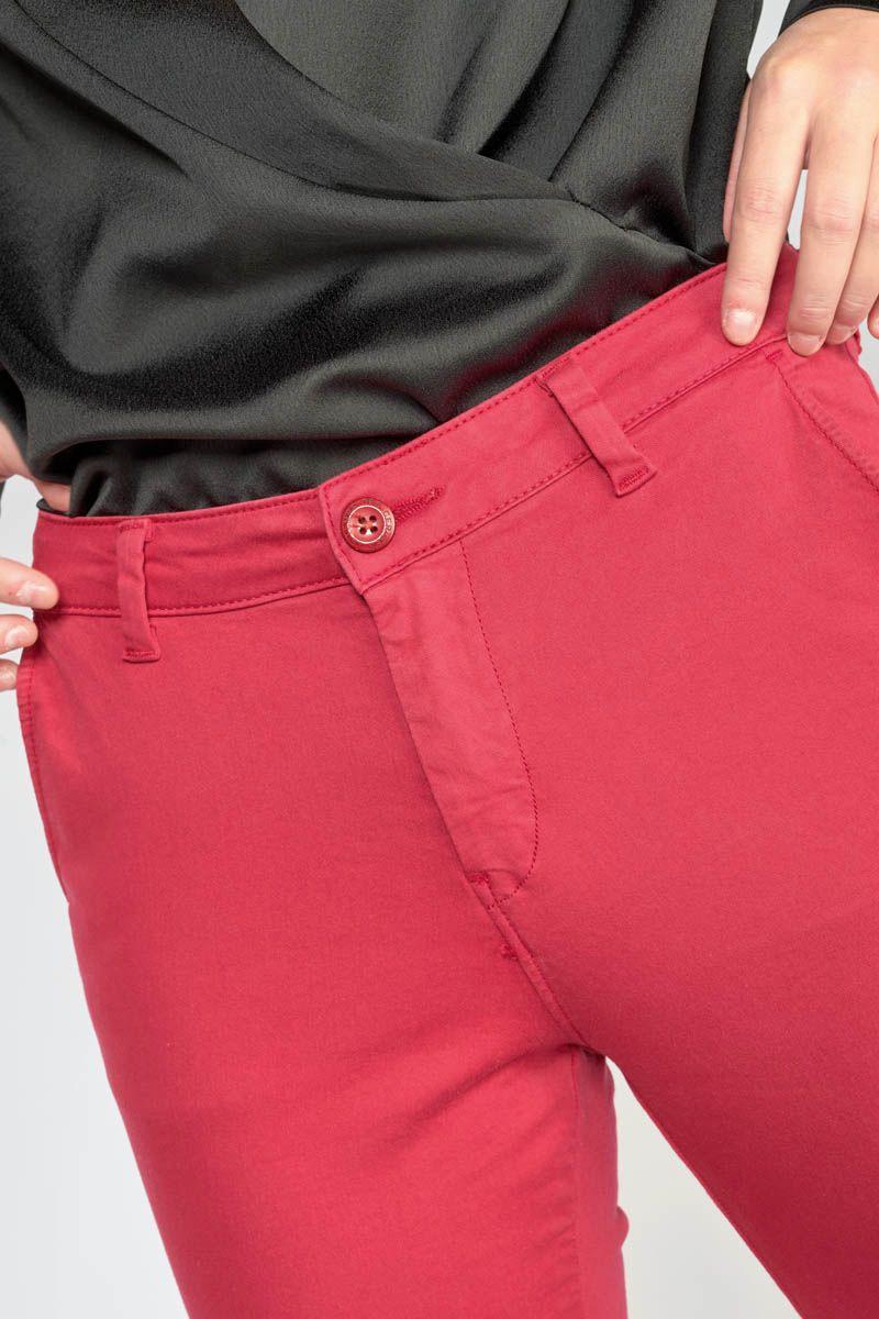 Le Temps Des Cerises Pantalon Dyli2 Rouge Framboise