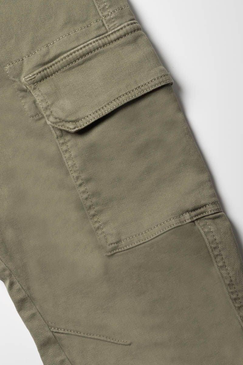 Le Temps Des Cerises Pantalon Kalvin Tapered Arqué Kaki