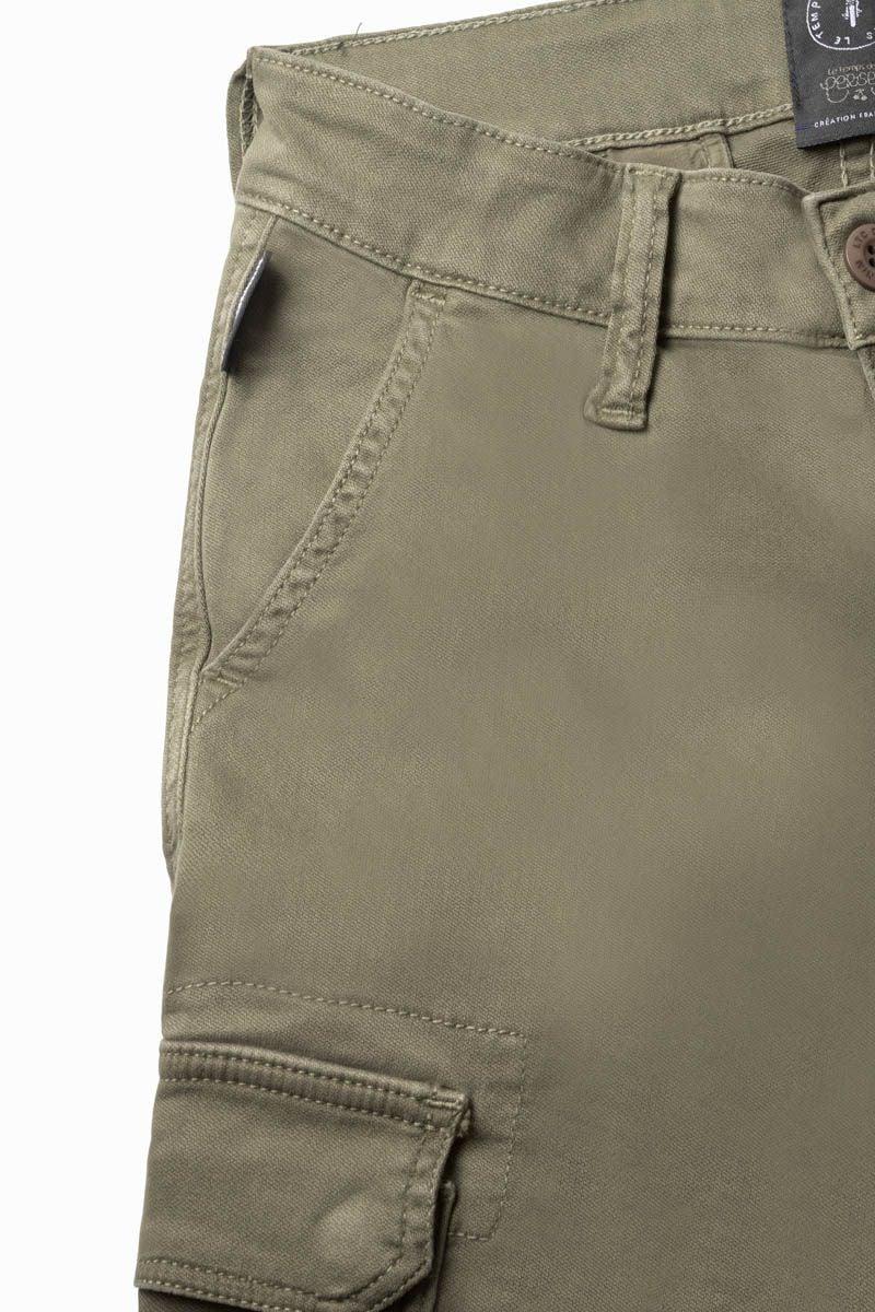 Le Temps Des Cerises Pantalon Kalvin Tapered Arqué Kaki