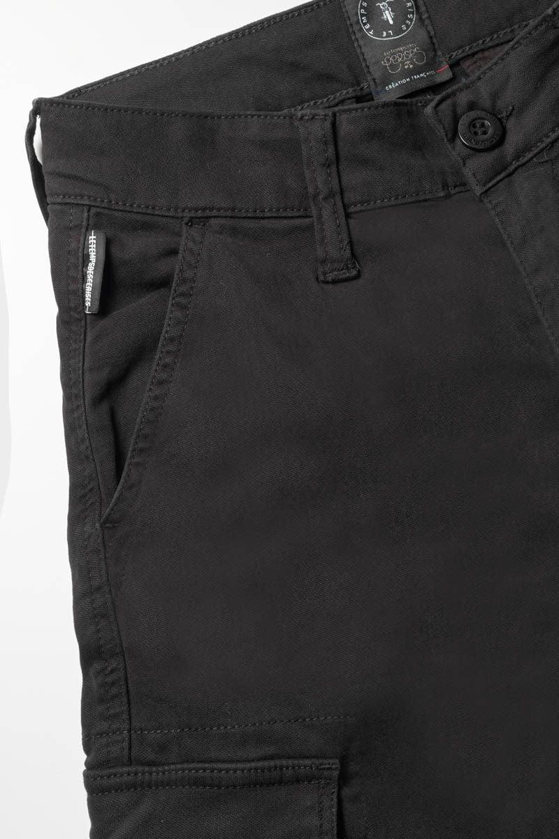 Le Temps Des Cerises Pantalon Kalvin Tapered Arqué Noir