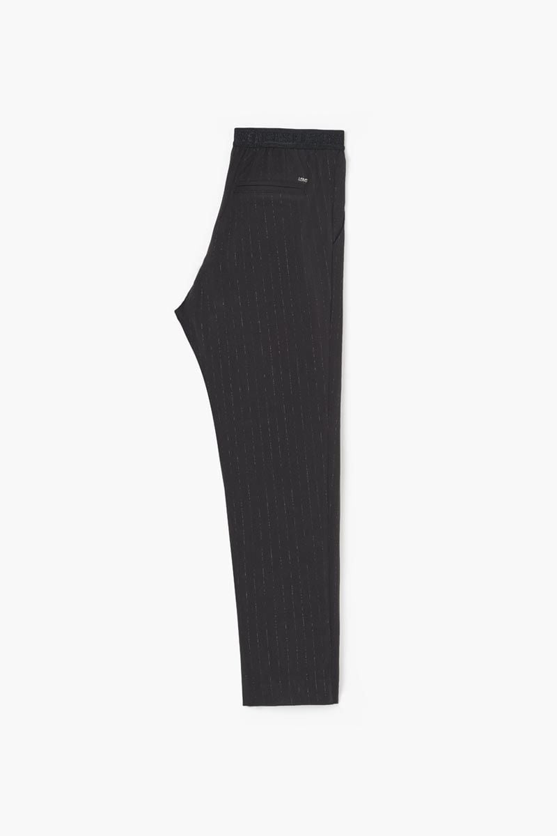 Le Temps Des Cerises Pantalon Liviagi Noir à Rayures