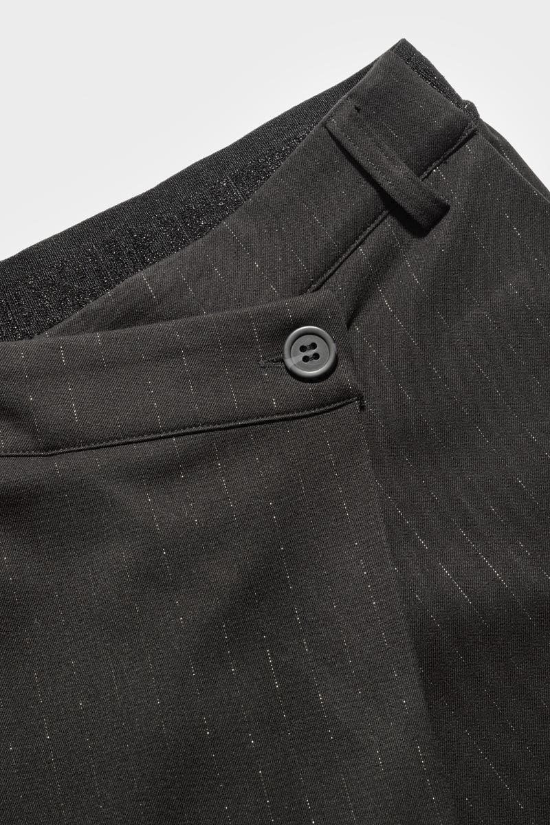 Le Temps Des Cerises Pantalon Liviagi Noir à Rayures