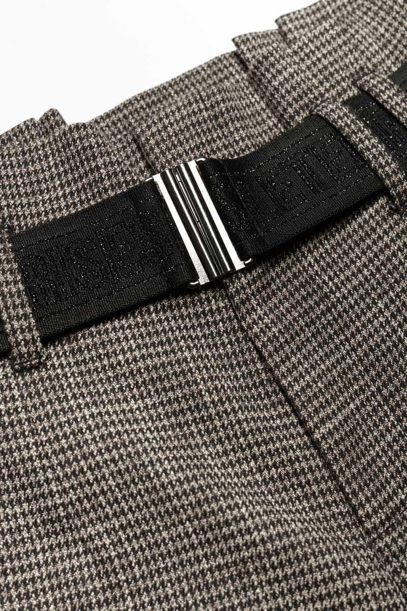 Le Temps Des Cerises Pantalon Nagagi Taille Haute Marron
