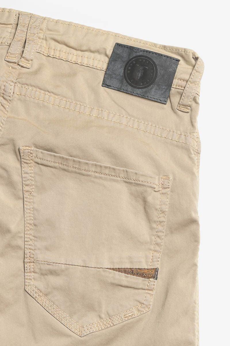 Le Temps Des Cerises Pantalon Patos Tapered Arqué Beige