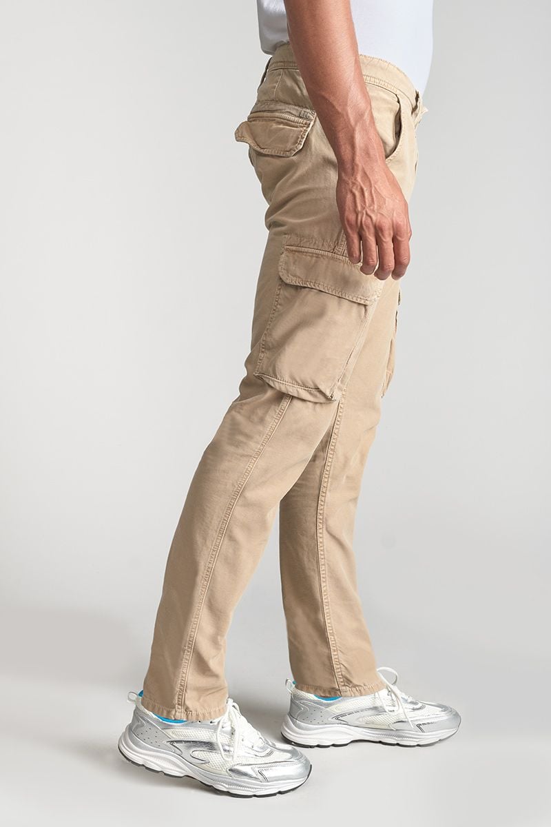 Le Temps Des Cerises Pantalon Treillis Sami Beige Sable