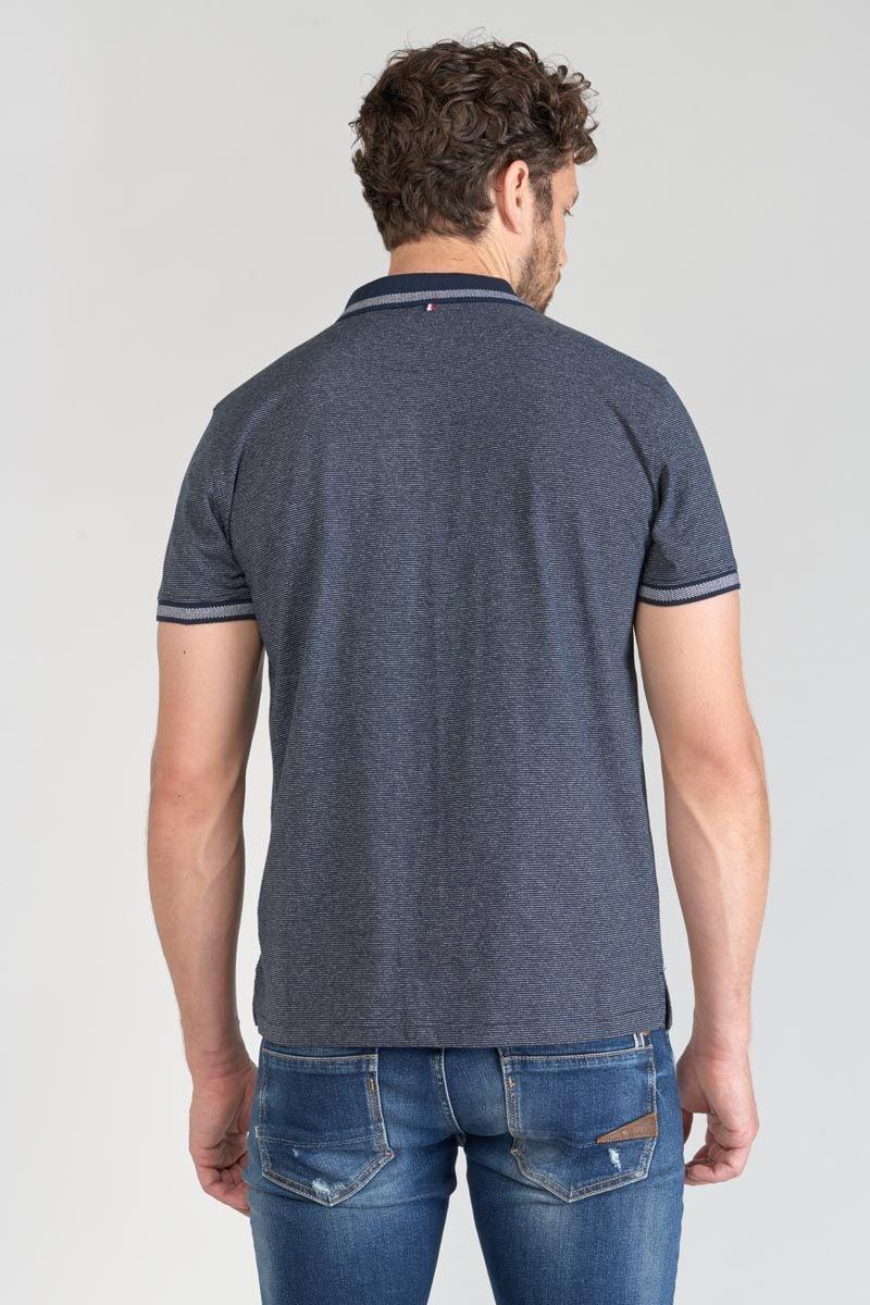 Le Temps Des Cerises Polo Drime à Rayures Bleu Marine