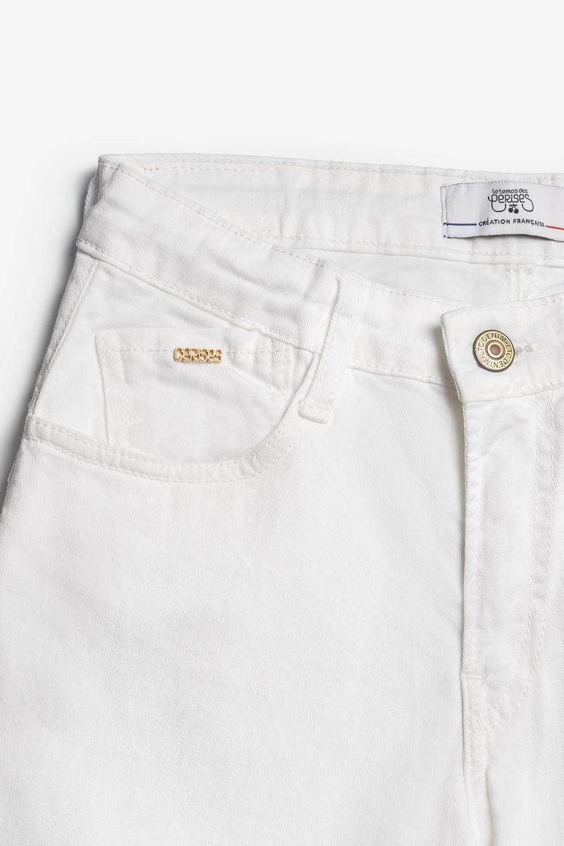 Le Temps Des Cerises Pulp Regular Taille Haute Jeans Blanc