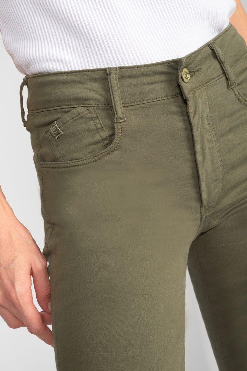 Le Temps Des Cerises Pulp Regular Taille Haute Kaki