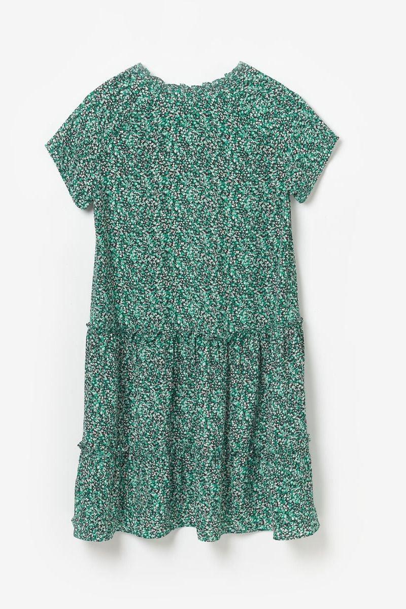 Le Temps Des Cerises Robe à Motif Floral Colettagi Verte