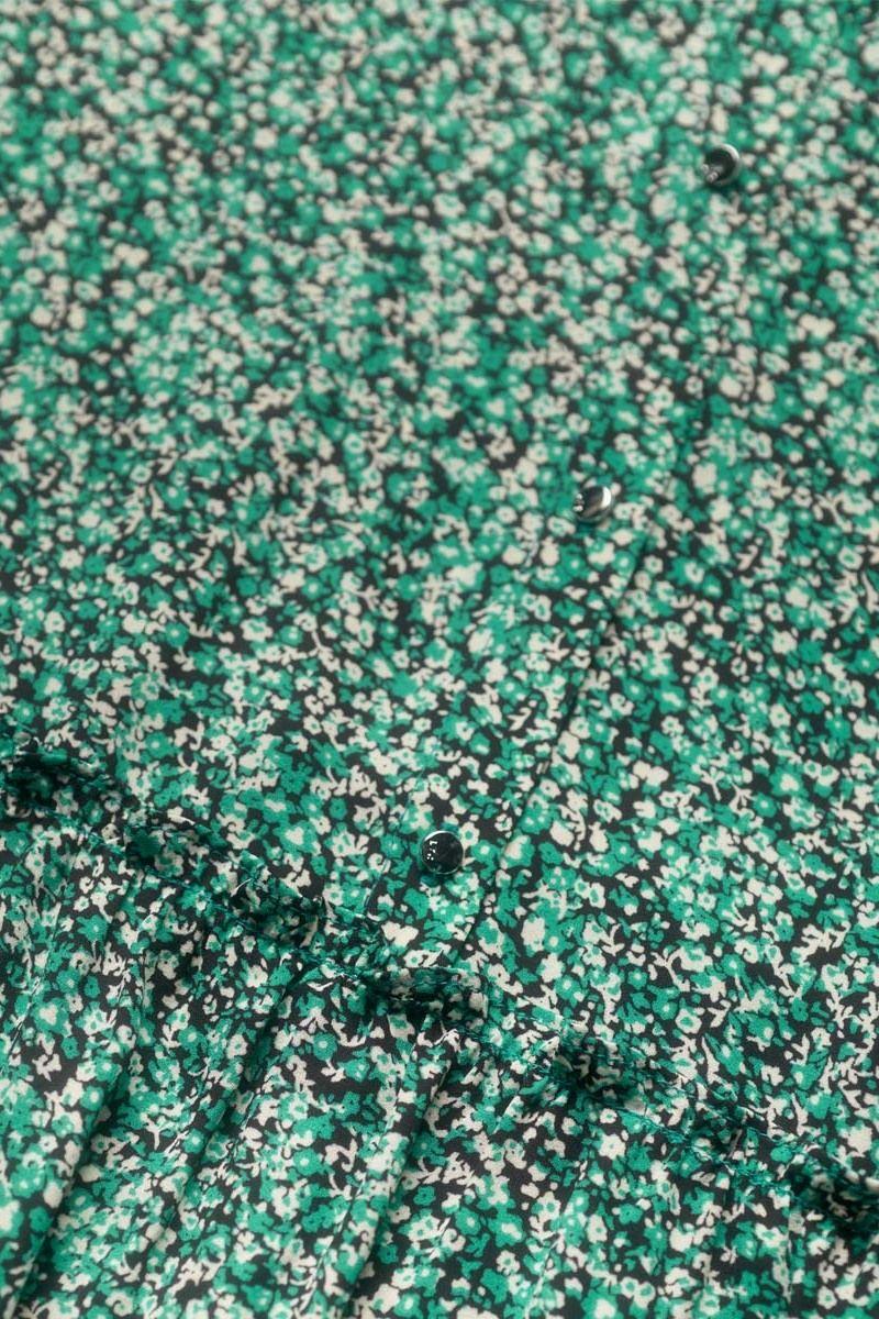 Le Temps Des Cerises Robe à Motif Floral Colettagi Verte