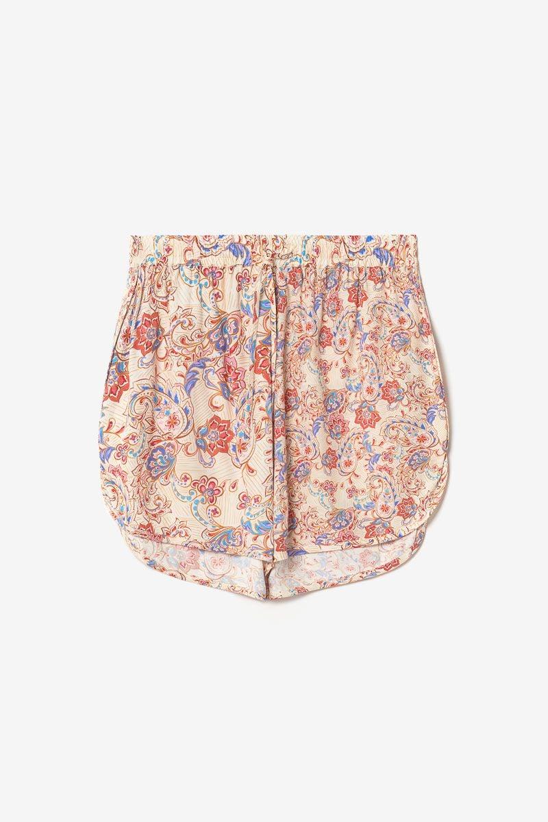 Le Temps Des Cerises Short Ligann à Motif Cachemire