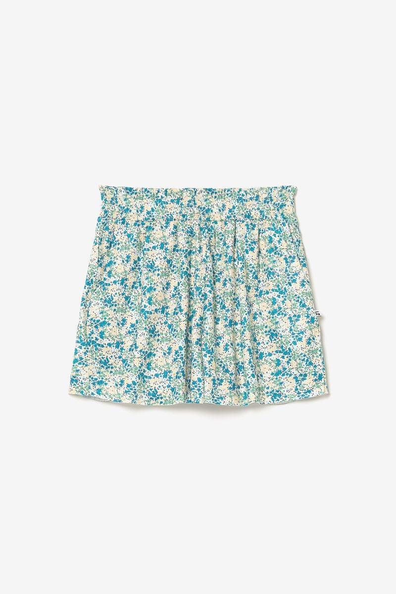 Le Temps Des Cerises Short Oxagi à Motif Floral Vert