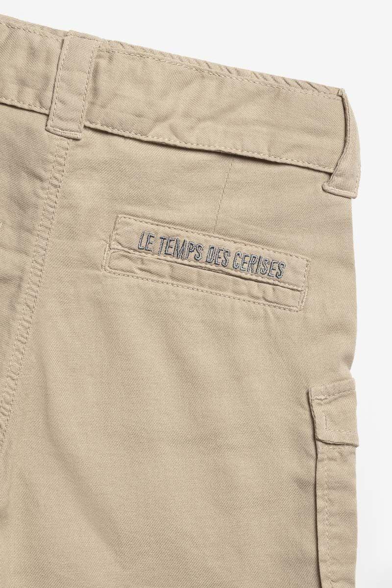 Le Temps Des Cerises Short Taille Haute Kally Beige Sable